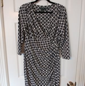 Ralph Lauren Navy and White Dress